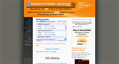 Desktop Screenshot of middletowneagles.com