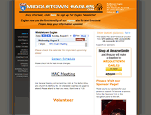 Tablet Screenshot of middletowneagles.com